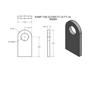 M0069 – Ramp Tab Outer 1/2″