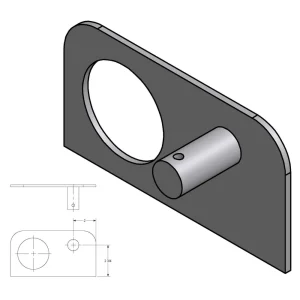 M0073L – Pan Ramp Lock Left