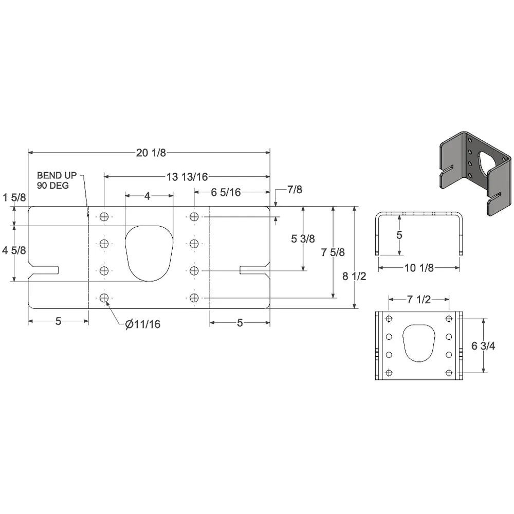 M0895 – Jack Mount Plate