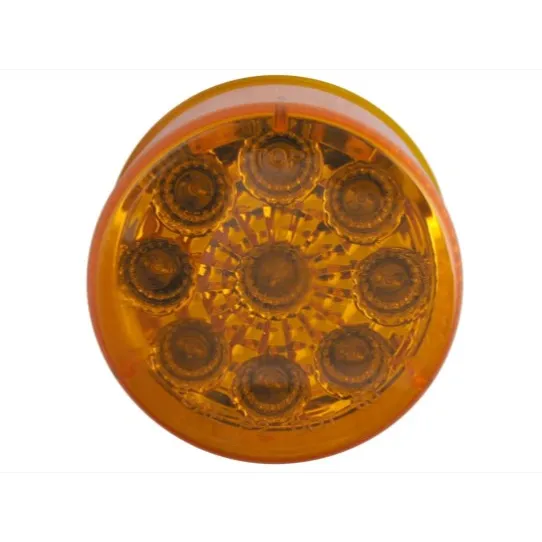 MCL-50AB – Micro-Flex Amber Marker Clearance Light Only 2″ Round