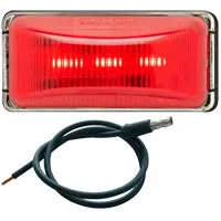 MCL-91RB – Red Mini Thinline Light Kit Chrome