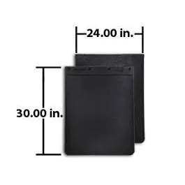 MUD FLAP 24×30 BLACK LO SPRAY
