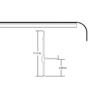 NOSE RAIL (LOWER SCUFF BAND)
