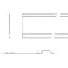 PANEL, ROLL-FORMED w/FORMED SIDE POST