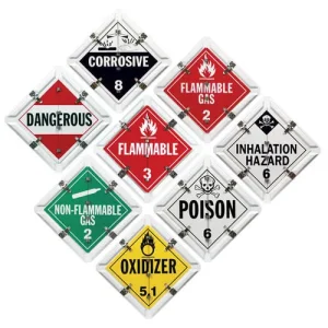 PLACARD, SPLIT, 8-FLIP SIGNS,WHITE FRAME
