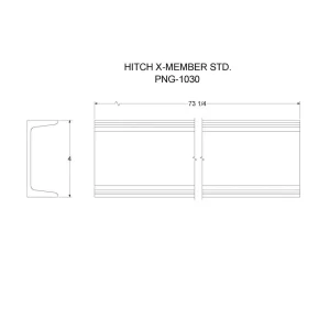 PNG-1030 – Standard Hitch X-Member