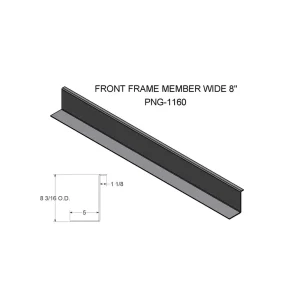 PNG-1160 – Front Frame Member Wide 8″