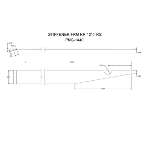 PNG-1440 – 12′ Rear Right Stiffener Frame