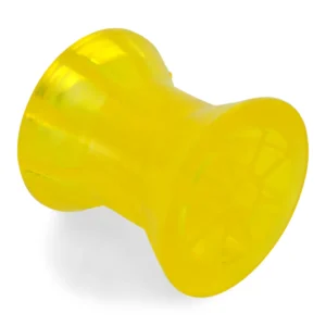 Polyvinyl Bow Roller for Boat Trailer Winch Post 3 inch Yellow