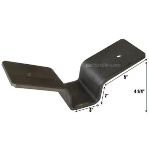 Pontoon Trailer Bunk Support Bracket, Weld-On #PBT313