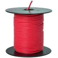 PRIMARY WIRE 18GA RED 100 FT