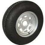 Radial Trailer Tire, ST225/75R-15″ D Galvanized Wheel (6 lug) & Radial Tire #Y600160