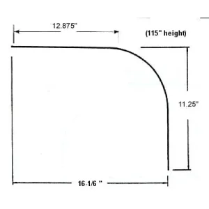 RADIUS PANEL WHITE (JONESBURRO)