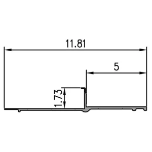 RAIL, BOTTOM (52′ SECTION)