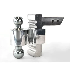 Rapid Hitch Aluminum Ball Mount 5 1/4 in Drop or Rise, 2 in and 2 5/16in Tow Ball