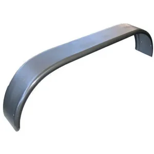 Raw Steel Tandem Trailer Fender (7.5″ W x 68″ L) Flat Top