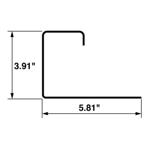 REAR CORNER POST, (GALVANIZED) UNIVERSAL
