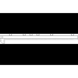 REAR CORNER POST, ROADSIDE, 121-1/2″ (NE