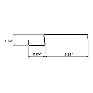 REAR HEADER, UPPER (GALVANIZED)