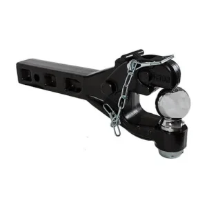 Receiver Mount Combination Hitch – Pintle & 2″ Ball – 6 Ton