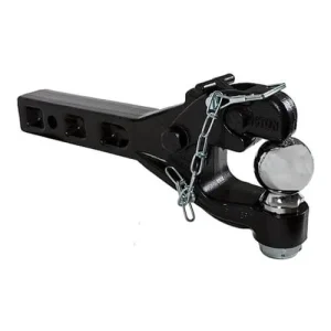 Receiver Mount Combination Hitch – Pintle with with 2-5/16 Inch Ball – 6 Ton