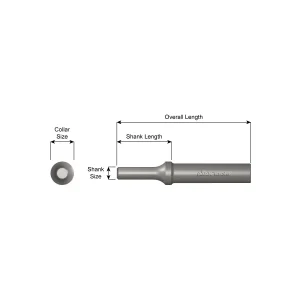RIVET SET, 3/16″ BRAZIER, .401 SHANK