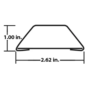 ROOF BOF, STARTER, 1-3/8″ x 98″ w/TAB