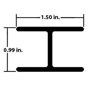 ROOF BOW REEFER “I-BEAM” 99″ LONG