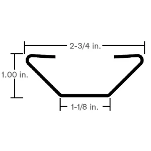 ROOF BOW, STEEL, ANTI-SNAG, 99″(BOW-HY01