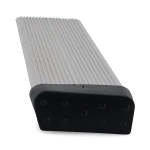 Round Aluminum Boat Trailer Fender Mount and Step Pad with Right Hand Cap 15 1/2 Inch