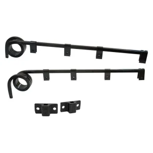 SET, MUDFLAP BRACKETS, (COILED/STRAIGHT)
