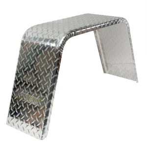 Single Axle Fender 10″ x 34″ Diamond Plate