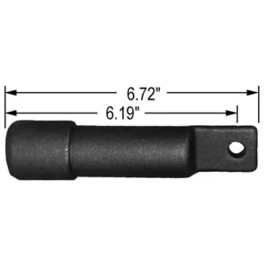 SLIDER LOCK PIN, (CAST) 6-5/8″ OAL