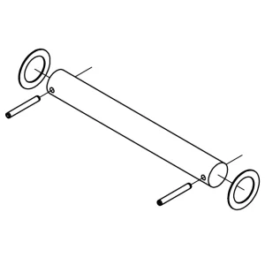 SOLID WHEEL / SHOE AXLE ASSY