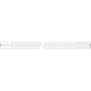 SPLICE PLATE , OUTER (PAINTED WHITE)