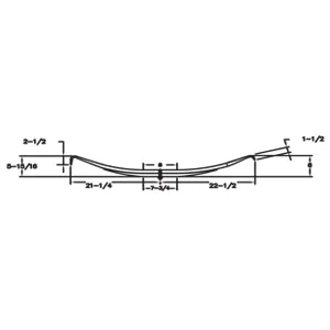 SPRING, 2 LEAF (326-00) HEIGHT: 5.25″