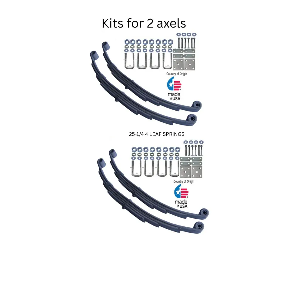 SPRING KIT 25-1/4′ 4LF DE 2×3 2 AXLES PJ1450KIT23-2