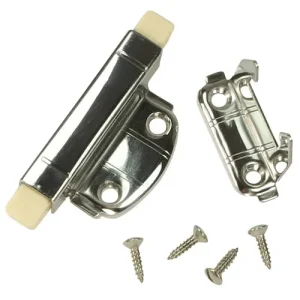 Stainless Art Deco Pinch Latch