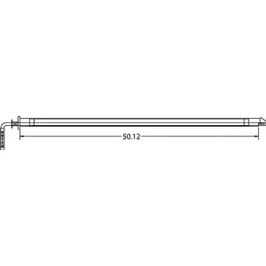 STOP BAR, H9801/9811 w/48″ FRAME WIDTH