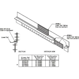 STOUGHTON BTMRAIL SPLICE PLATE