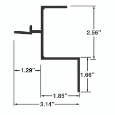 STOUGHTON FRP TOP RAIL (STO-02-08453-621-50)