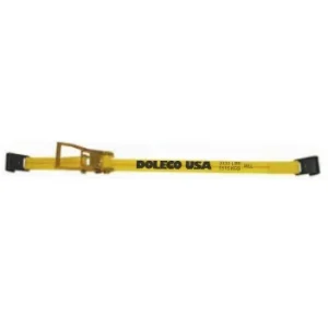 STRAP, 2″ x 30′, RATCHET w/FLAT HOOK (DOL-23400230)