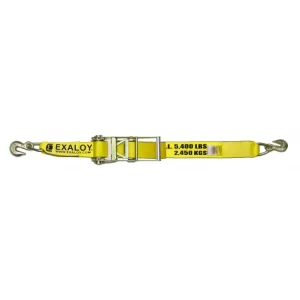STRAP, 3″ x 30′, RATCHET w/GRAB HOOK