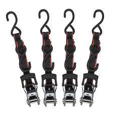 STRAP, RATCHET WITH/”S” HOOKS – 12′