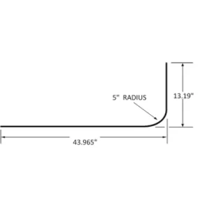 STRICK BLUE RADIUS PANEL