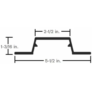 T/M ALUMINUM SIDE POST (TRM-90-4-1082-0-115)
