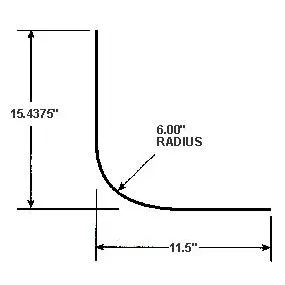 T/M RADIUS PANEL WHITE N/STYLE