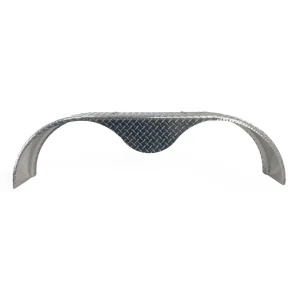 Tandem Axle Adjustable Aluminum Diamond Plate Teardrop Boat Trailer Fender 60 to 72 inch