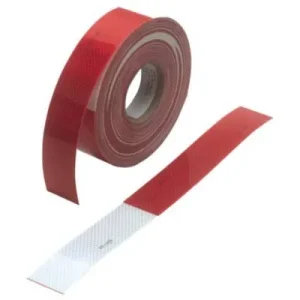 TAPE, CONSPICUITY, RED/WHITE 150′ ROLL