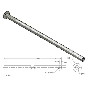 TD-4032 – Ramp Shaft for Compact Loader Trailers